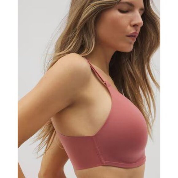 Soma Vanishing 360 Perfect Coverage Bra Womens Size 36DDD Clay Rose No Wire Sexy - Picture 8 of 8